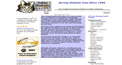 Desktop Screenshot of felinediabetes.com